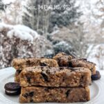 homemade cookies and cream protein bars with calories and macros