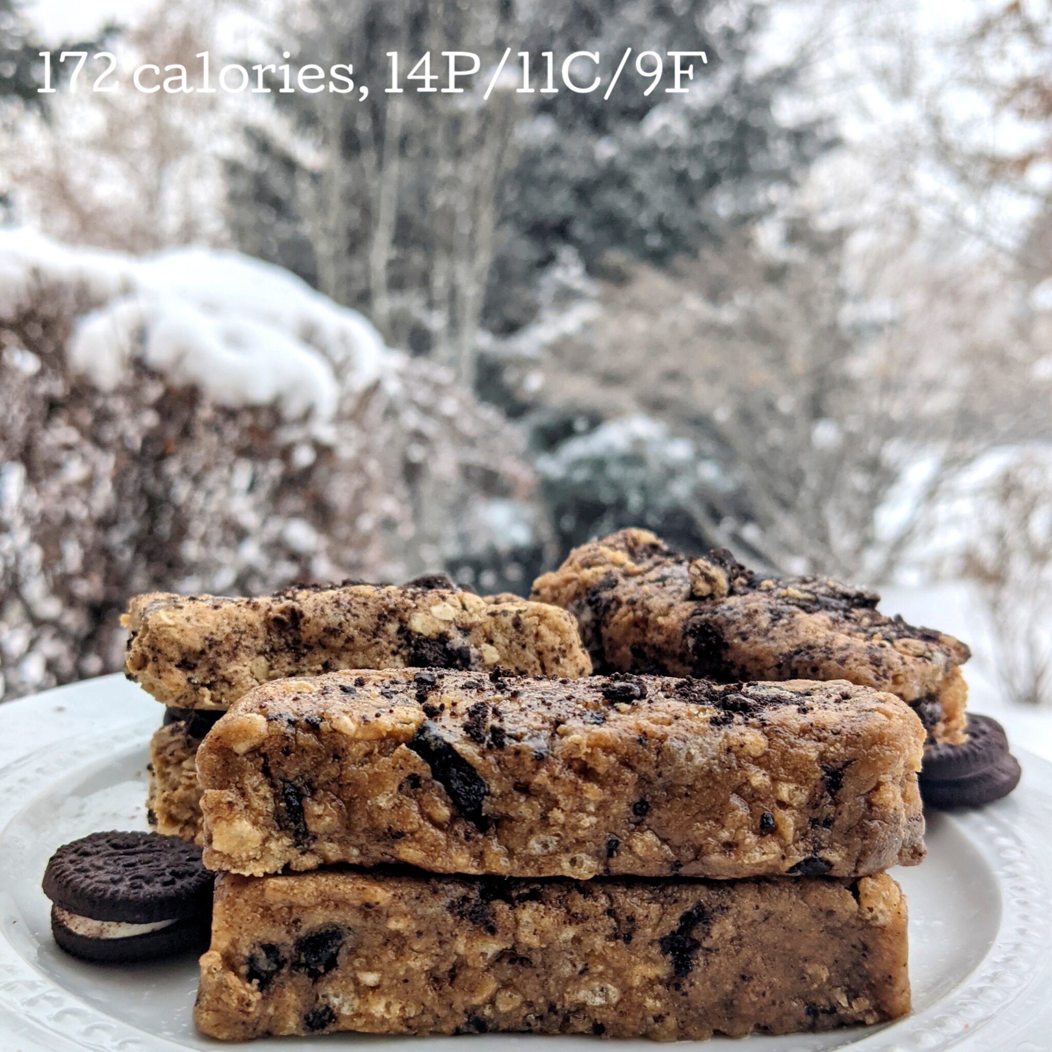 Cookies & Cream No Bake Protein Bars Health Beet