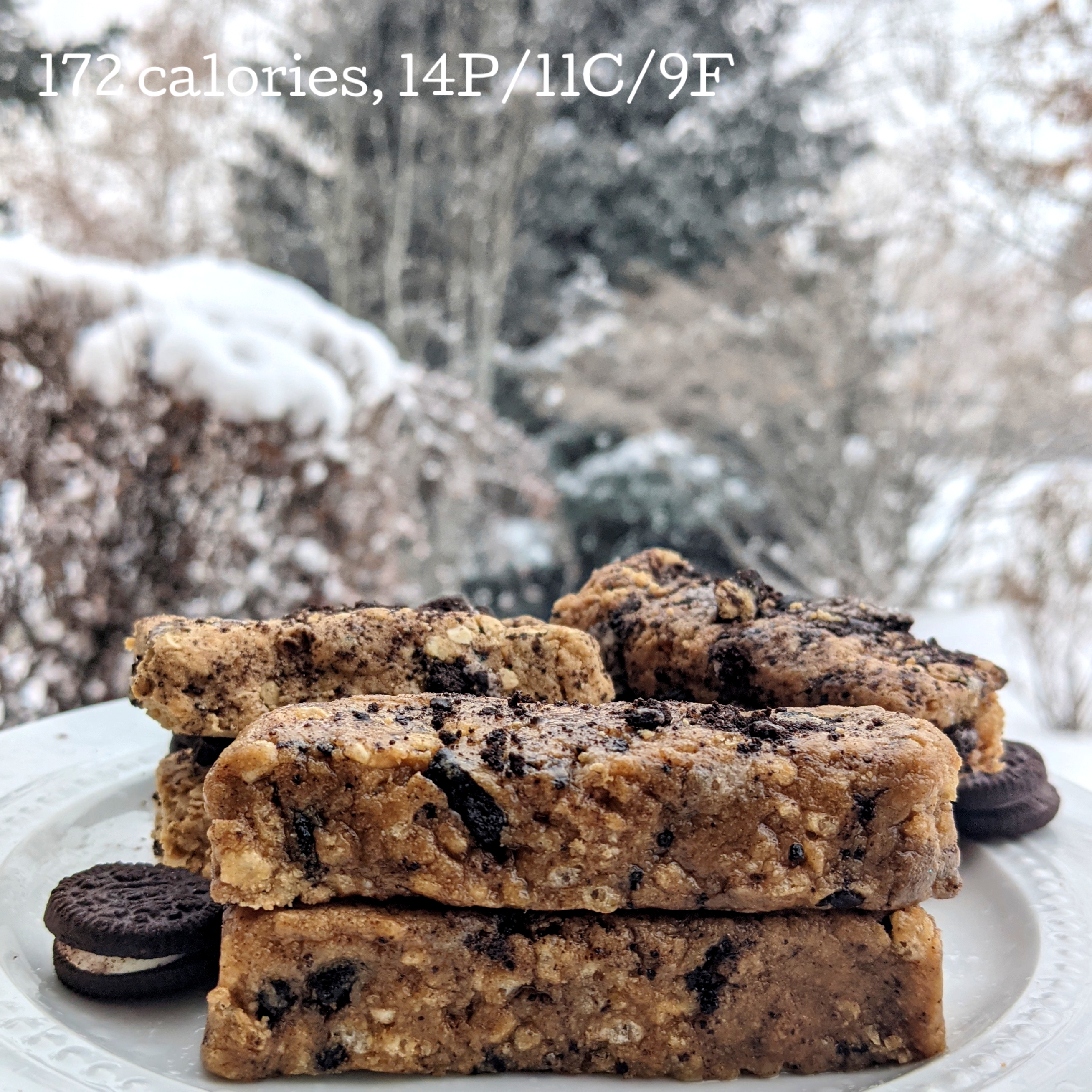 Cookies & Cream No Bake Protein Bars Health Beet