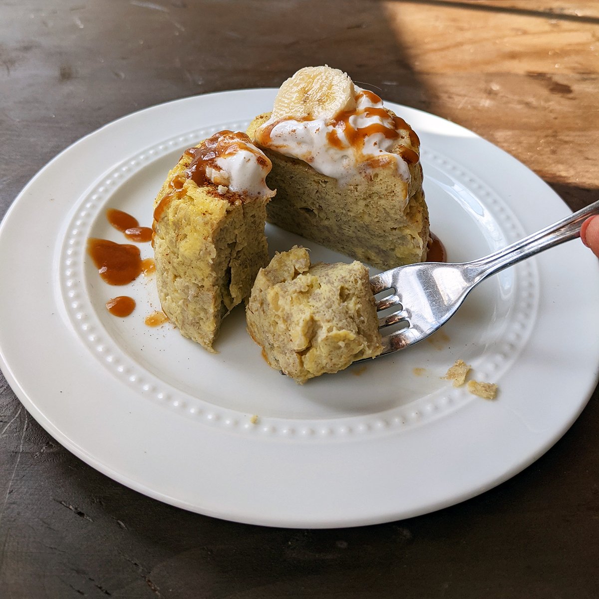 2 Ingredient Microwave Banana Soufflé Health Beet