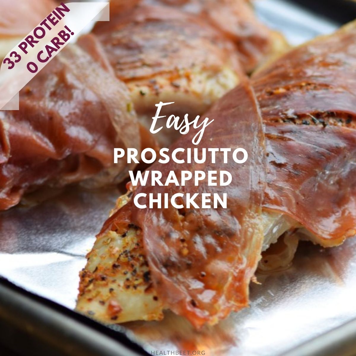 Easy prosciutto wrapped chicken thumbnail