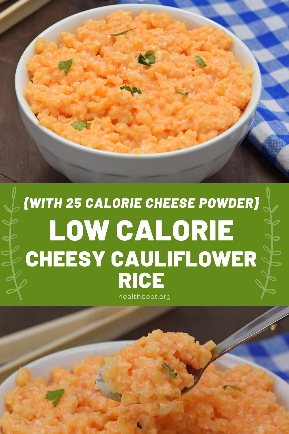 Skinny Low Calorie Cheesy Cauliflower Rice Health Beet