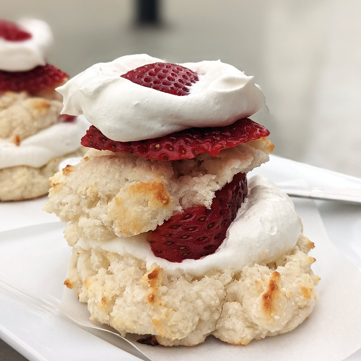 3 Ingredient Simple Healthy Strawberry Shortcake-image