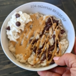 chocolate peanut butter healthy oatmeal