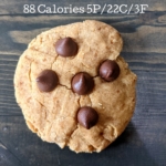 sugar free peanut butter chocolate chip cookie