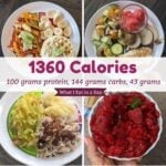 1360 calorie day healthy eating