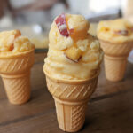 Peaches and Cream Protein Ice cream 1200x1200