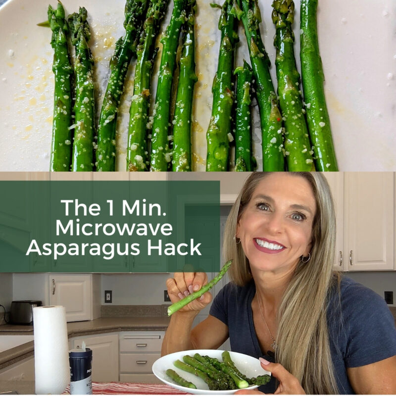 the one minute microwave asparagus hack thumbnail