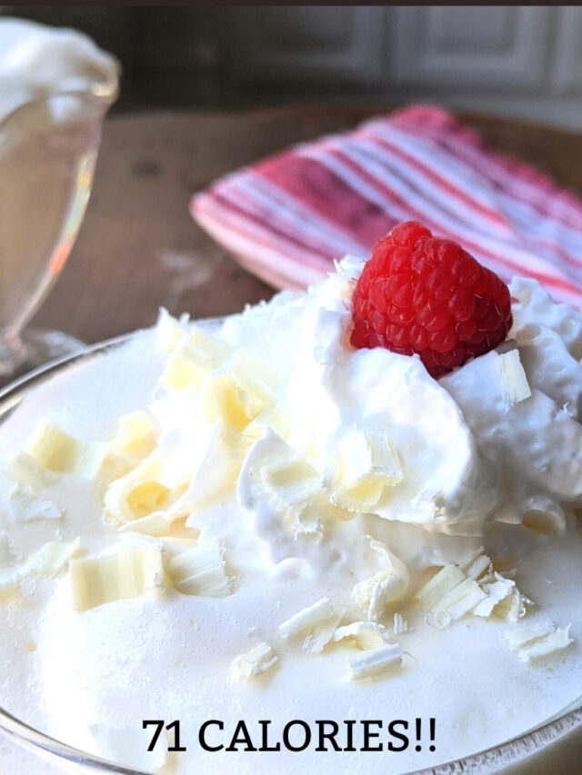 Healthy White Chocolate Mousse