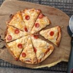 low calorie parmesan pizza
