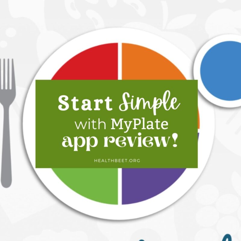 start simple app review for myplate
