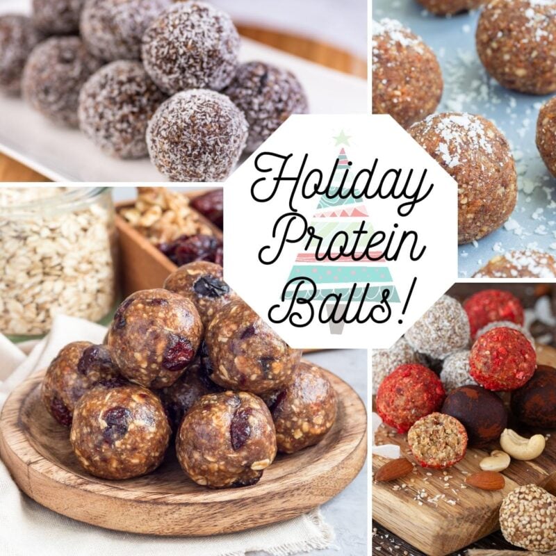 holiday protein balls