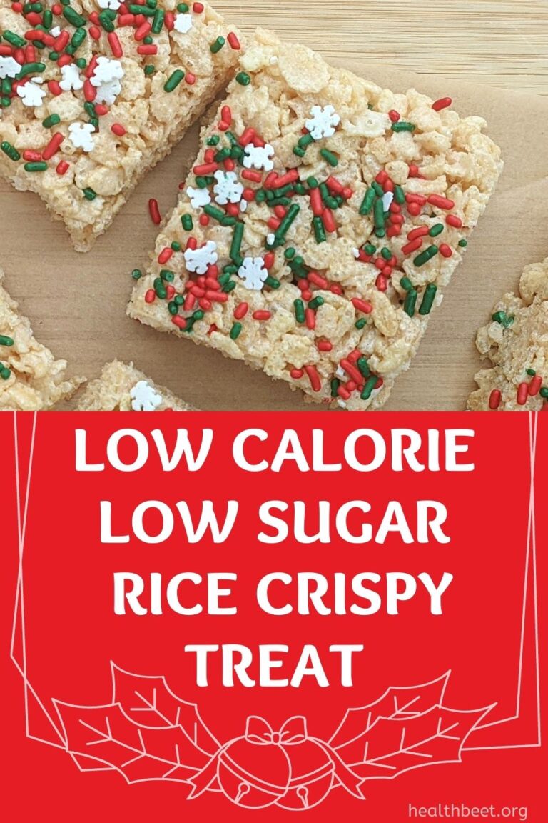 Low Sugar & Low Calorie Rice Crispy Treats - Health Beet