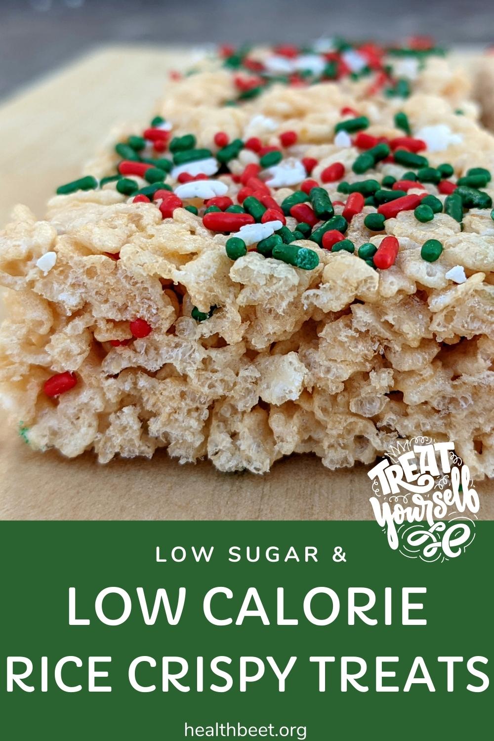 Low Sugar & Low Calorie Rice Crispy Treats Health Beet