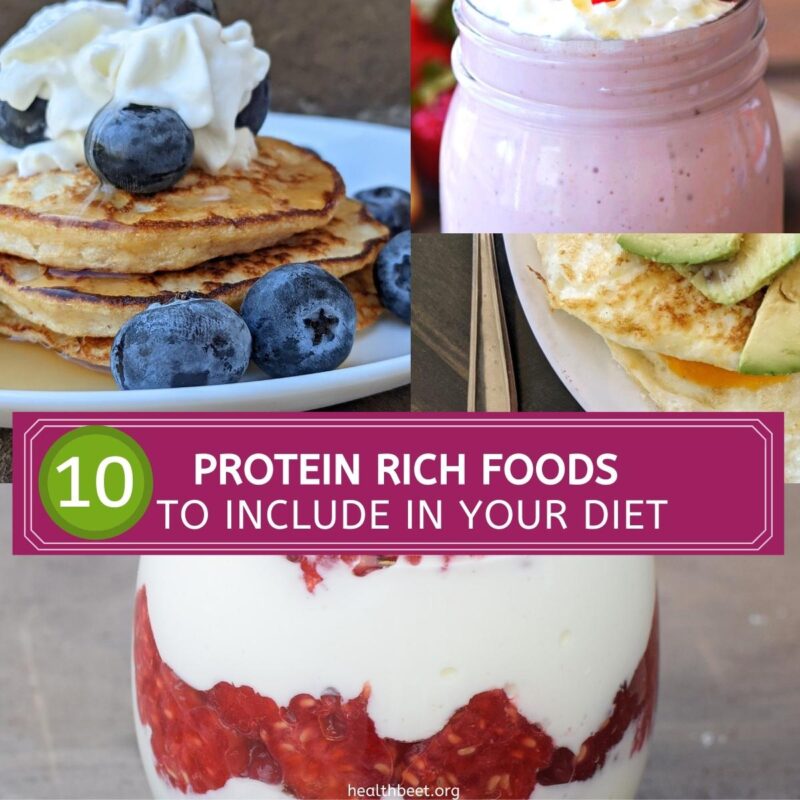 top 10 protein rich foods to include in your diet