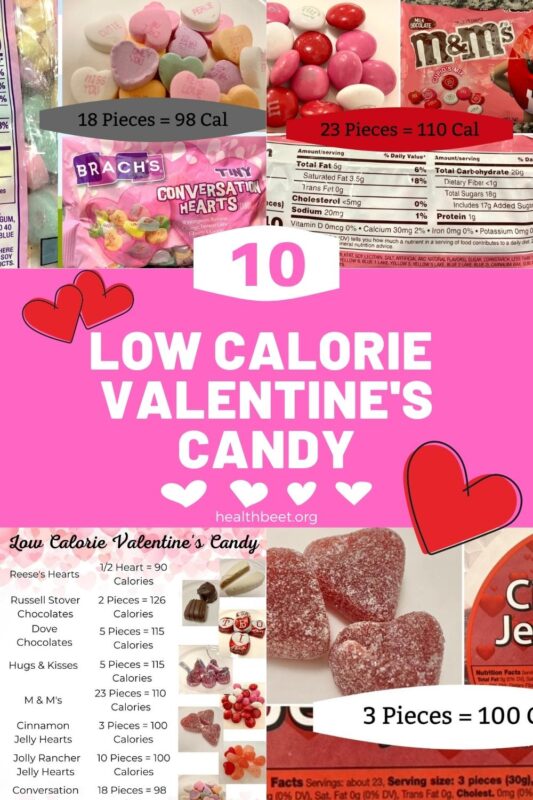 10 Low calorie Valentine's candy