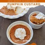 Healthy low calorie pumpkin custard 2 ww pp thumbnail
