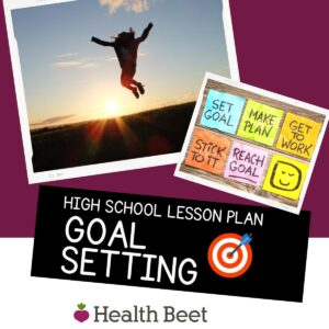 high school lesson plan goal setting square