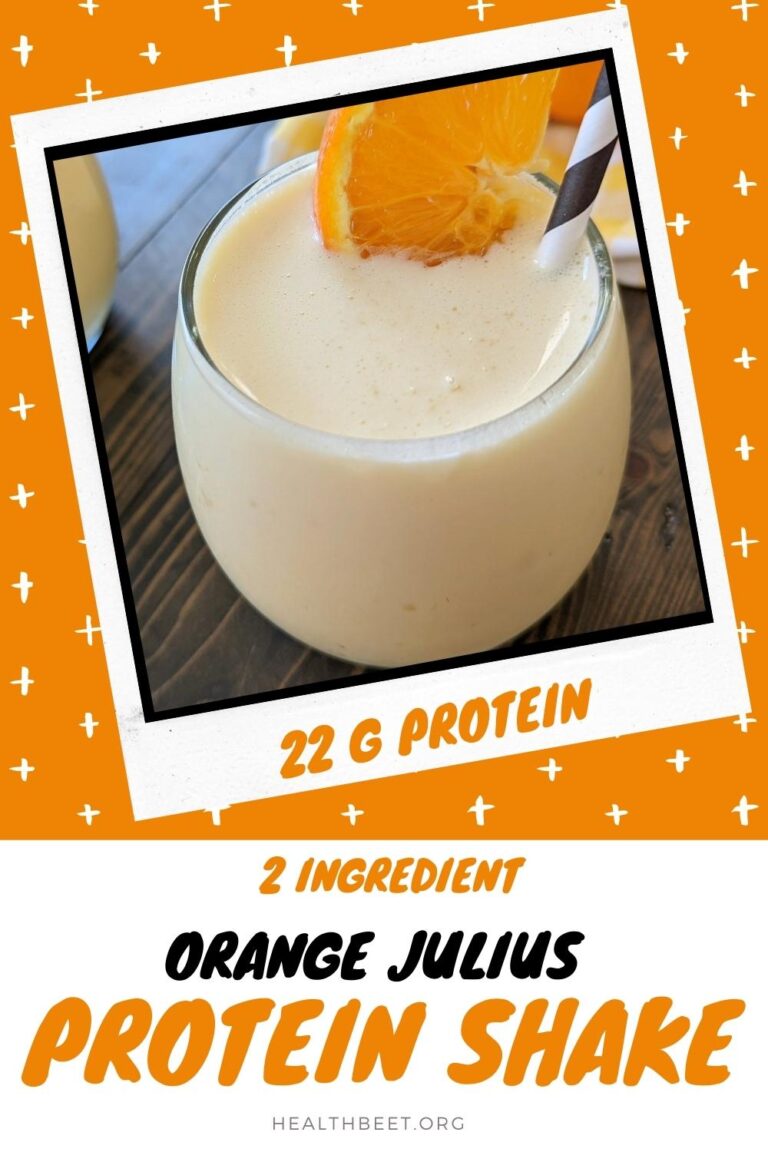 Orange Julius Protein Shake {2 Ingredients!} Health Beet
