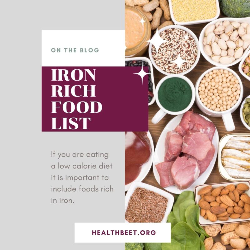 iron rich food list and benefits square