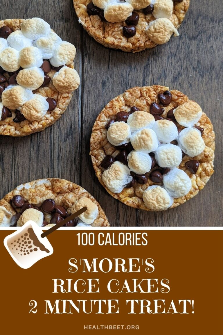 2 Minute S'mores Rice Cake Recipe Health Beet