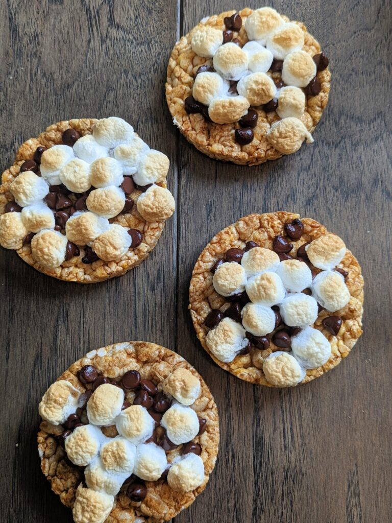 2 Minute S'mores Rice Cake Recipe Health Beet
