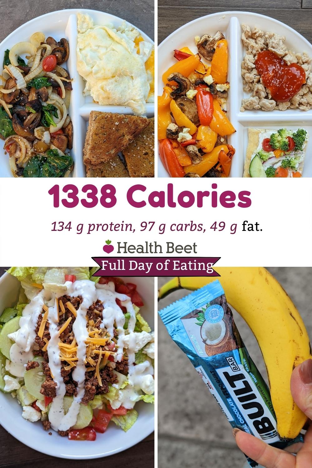 1300 Calorie Diet For Weight Loss Full Day Of Eating Health Beet