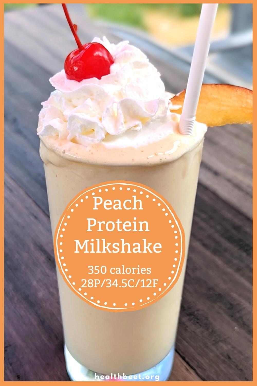 ChickFilA Dupe CSE Peach Protein Shake Health Beet