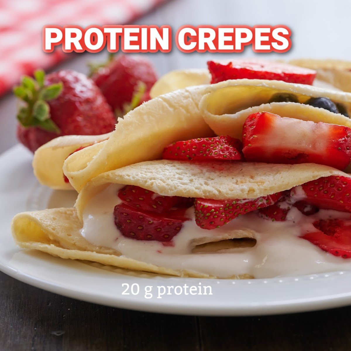 Easy Berry Dessert Protein Crepes Health Beet