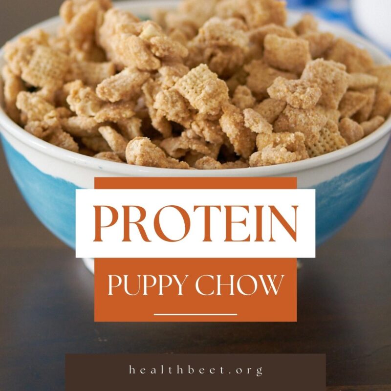 protein puppy chow recipe a clean simple eats protein powder recipe thumbnail