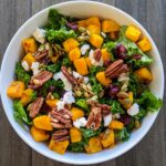 Pumpkin and pecan salad