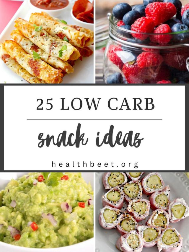 Web story - Low Carb Snacks (7g or less!)