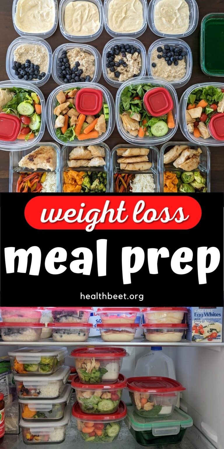 Weight Loss Meal Prep (My 4 day plan for 1300 calories) Health Beet