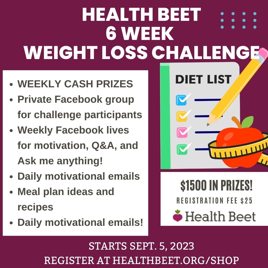 6 Week Weight Loss Transformation Challenge Health Beet