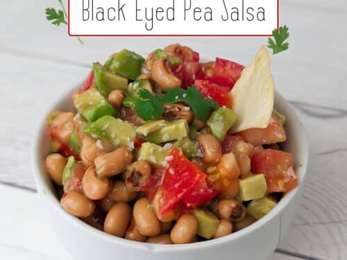 Easy Black Eyed Pea Salsa