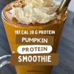 pumpkin protein shake under 200 calories