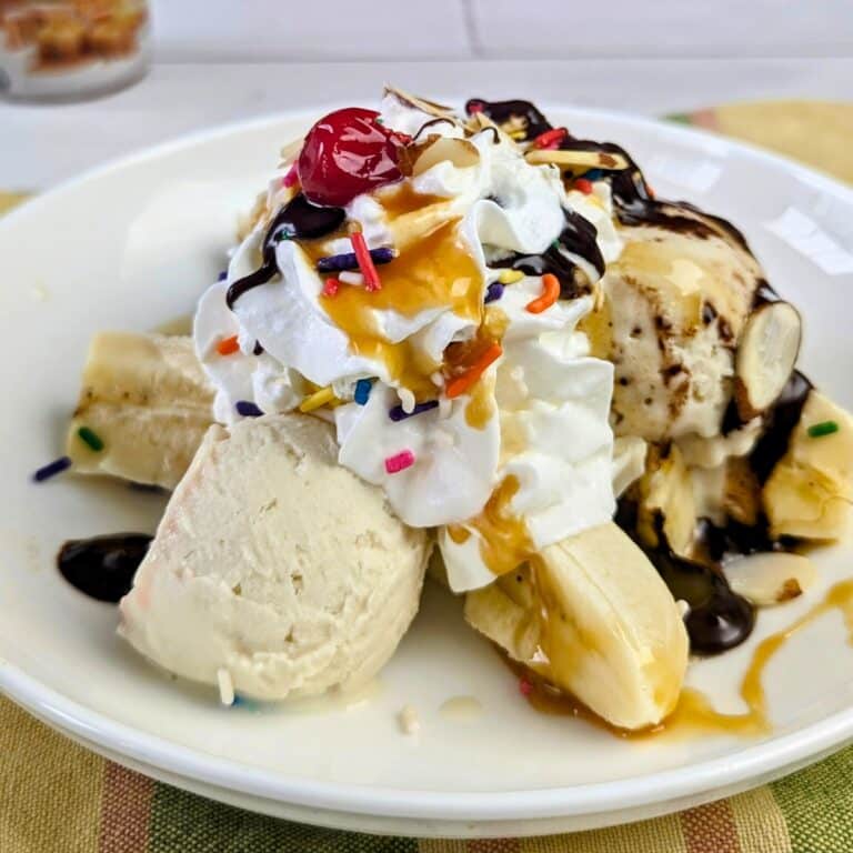 Tasty Protein Banana Split {With Low Calorie Topping Ideas} Health Beet