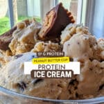 pb cup protein ice cream for the ninja creami with 27 grams of protein