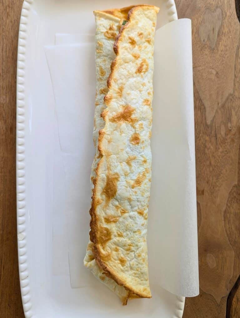 Viral Baked Cottage Cheese Wrap with Egg Whites {Low Calorie Recipe