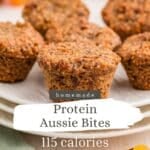 Homemade protein aussie bites recipe thumbnail