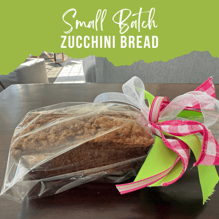 The Perfect Small Batch Zucchini Bread