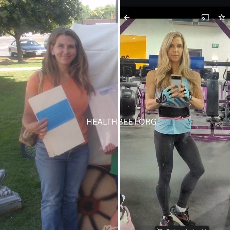 Before and after weight loss amy roskelley of health beet
