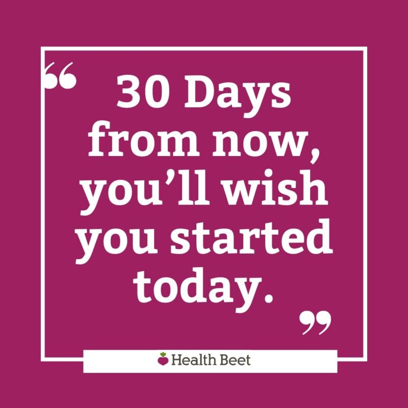 30 Days from now you'll wish you started today: Weight loss quotes