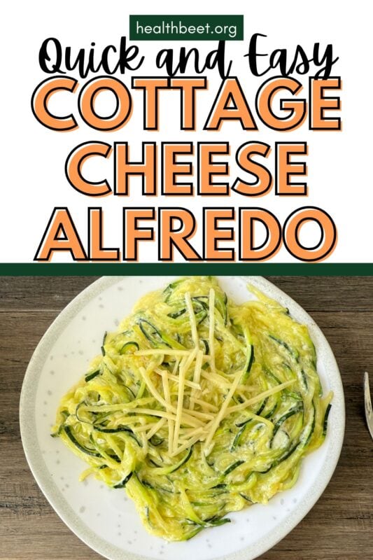 quick and easy cottage cheese alfredo
