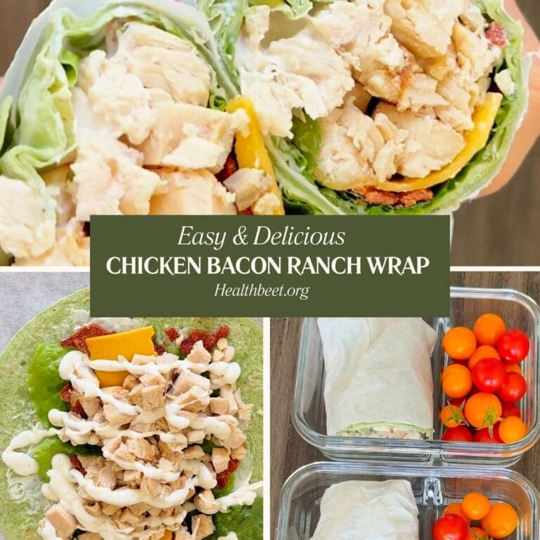 The Ultimate Chicken Bacon Ranch Wrap – Fast, Flavorful, and Filling