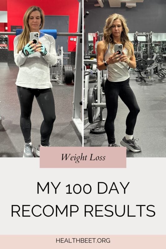 100 day recomp results at the gym