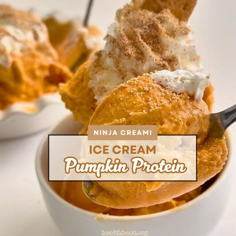 Protein pumpkin ninja creami ice cream for 29 g protein