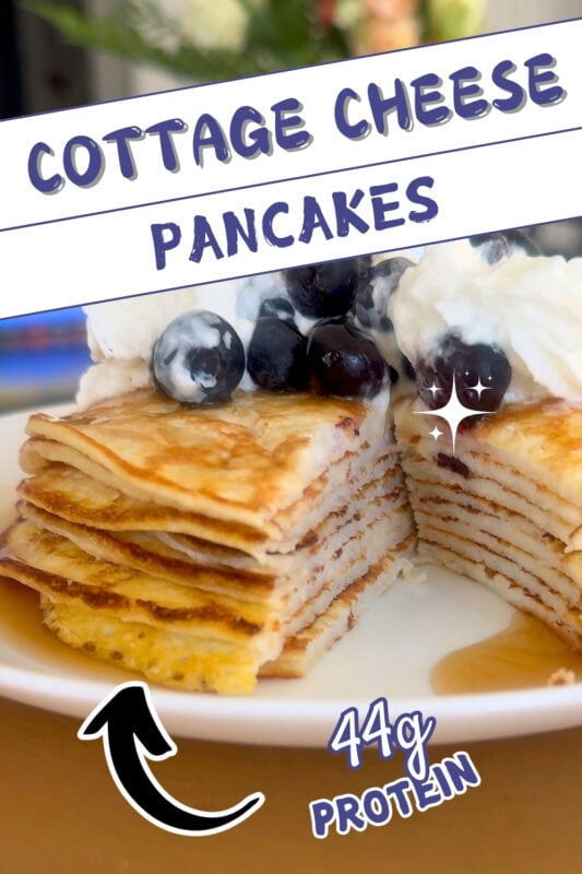 cottage cheese pancakes 44 g protein