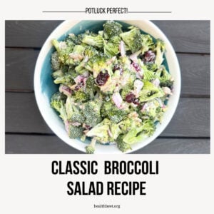 recipe for delicious broccoli salad thumbnail