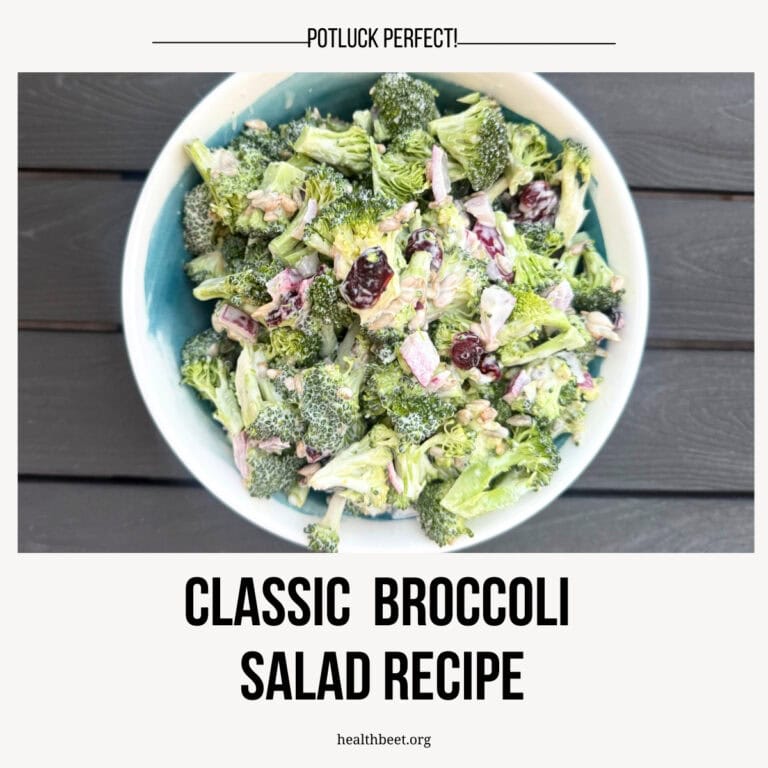 recipe for delicious broccoli salad thumbnail